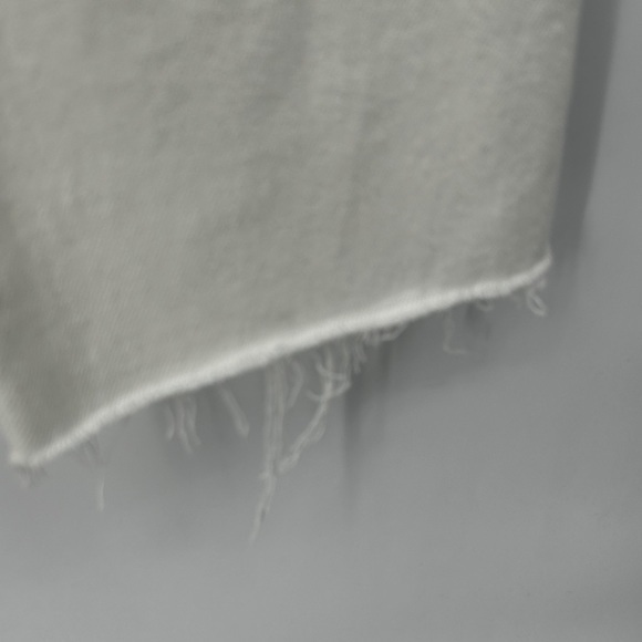 Levi’s Button-fly NWT High Rise Distressed Raw Bottom Hem White Cotton 29 - Picture 6 of 9